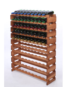 Stojak na wino regał modułowy na butelki 10x10 but DUŻY MONTAŻ BEZ NARZĘDZI - product 2