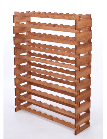 Modułowe stojaki do butelek RW11 - Stojak na wino regał modułowy na butelki 10x10 but DUŻY MONTAŻ BEZ NARZĘDZI - product 3