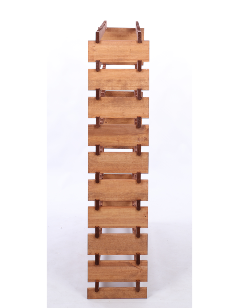 Modułowe stojaki do butelek RW11 - Stojak na wino regał modułowy na butelki 10x10 but DUŻY MONTAŻ BEZ NARZĘDZI - product b2b.wamar.biz 5