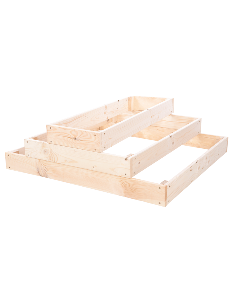 Grządki kaskadowe - Skrzynia na warzywa regulowana skrzynie na warzywniak inspekt 27x90x60 - produkt b2b.wamar.biz 3