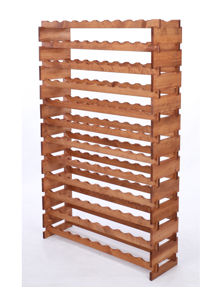 Modułowe stojaki do butelek RW11 - Stojak na wino regał modułowy na butelki 12x10 but DUŻY MONTAŻ BEZ NARZĘDZI - product b2b.wamar.biz 3
