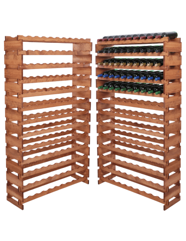 Stojak na wino regał modułowy na butelki 13x10 but POJEMNY BEZ NARZĘDZI