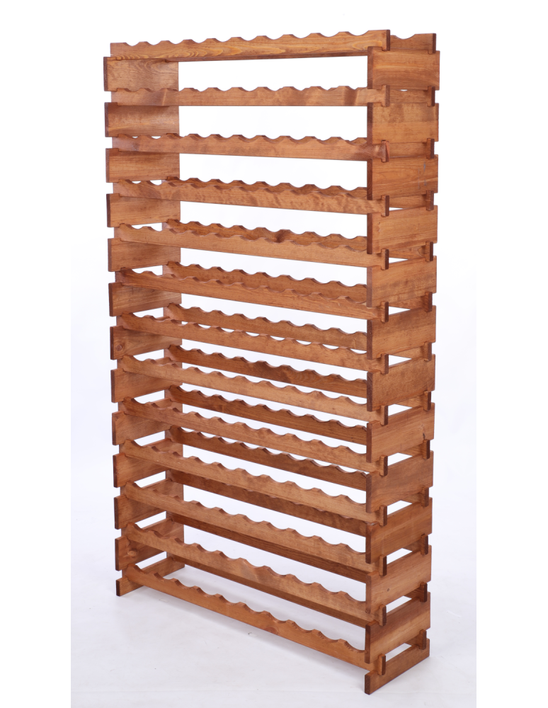 Modułowe stojaki do butelek RW11 - Stojak na wino regał modułowy na butelki 13x10 but POJEMNY BEZ NARZĘDZI - product b2b.wamar.biz 3