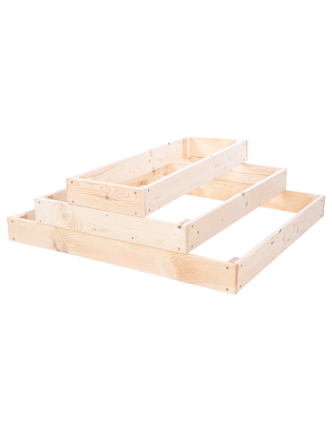 Grządki kaskadowe - Skrzynia na warzywa regulowana skrzynie na warzywniak inspekt 27x90x90 - produkt 3