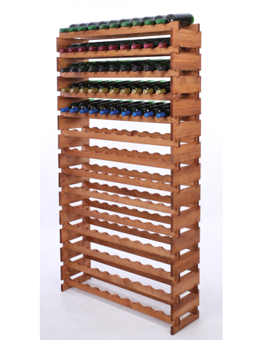 Stojak na wino regał modułowy na butelki 14x10 but POJEMNY BEZ NARZĘDZI - produkt 2