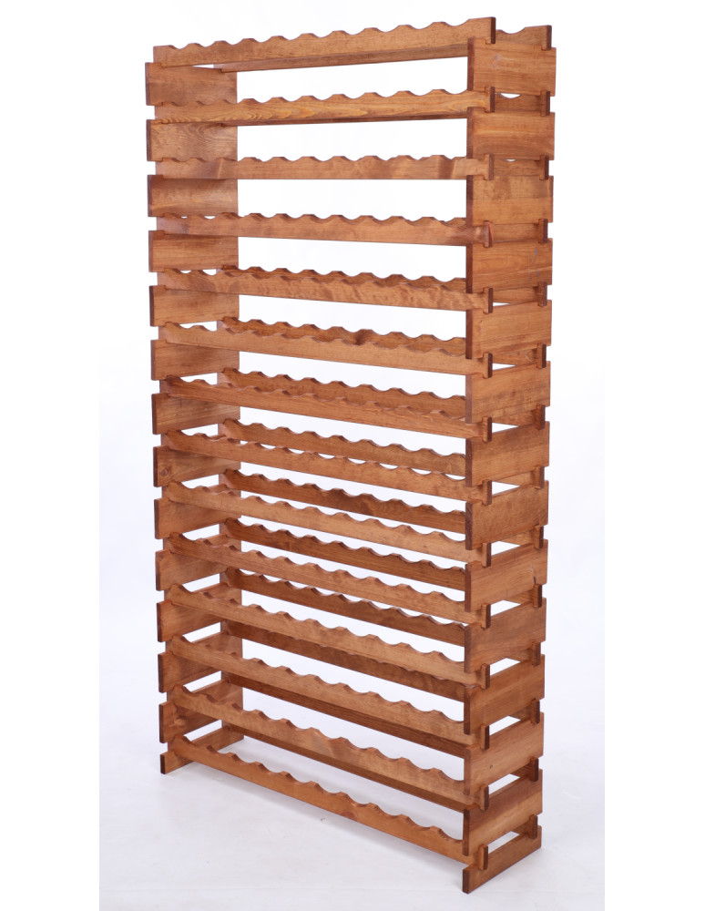 Modułowe stojaki do butelek RW11 - Stojak na wino regał modułowy na butelki 14x10 but POJEMNY BEZ NARZĘDZI - product b2b.wamar.biz 3