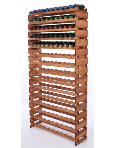 Stojak na wino regał modułowy na butelki 15x10 but WYSOKI BEZ NARZĘDZI - produkt 2