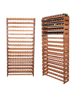 Stojak na wino regał modułowy na butelki 16x10 but WYSOKI BEZ NARZĘDZI