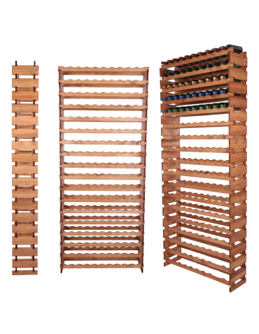 Stojak na wino regał modułowy na butelki 18x10 but WYSOKI BEZ NARZĘDZI