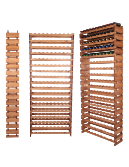 Stojak na wino regał modułowy na butelki 18x10 but WYSOKI BEZ NARZĘDZI