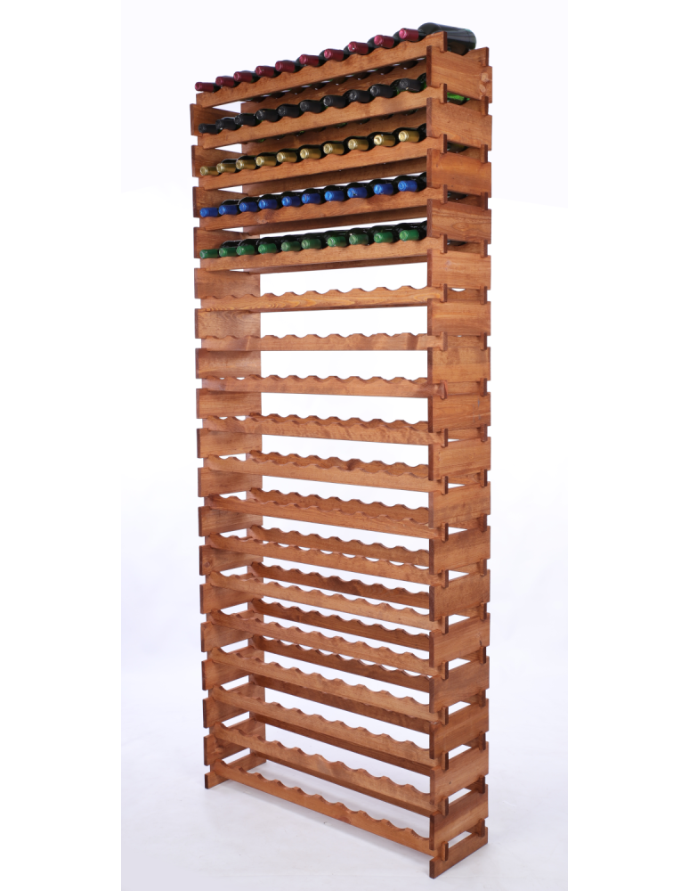 Modułowe stojaki do butelek RW11 - Stojak na wino regał modułowy na butelki 18x10 but WYSOKI BEZ NARZĘDZI - product b2b.wamar.biz 2