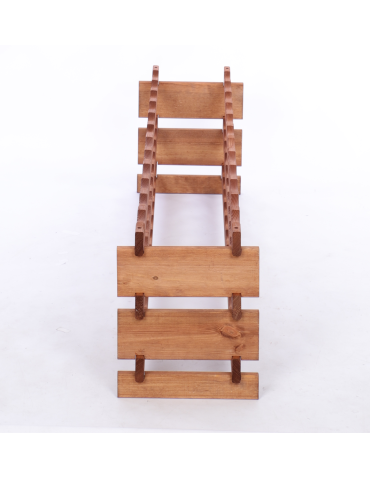 Modułowe stojaki do butelek RW11 - Stojak na wino regał modułowy na butelki 3x12 but SZEROKI BEZ NARZĘDZI - product 3