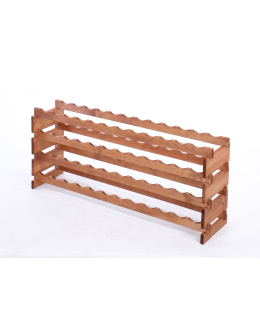 Stojak na wino regał modułowy na butelki 4x12 but SZEROKI BEZ NARZĘDZI - product 2