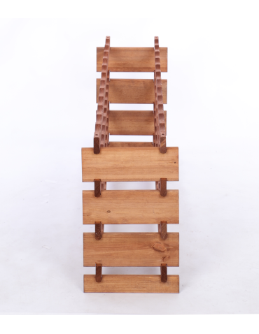 Modułowe stojaki do butelek RW11 - Stojak na wino regał modułowy na butelki 4x12 but SZEROKI BEZ NARZĘDZI - product 3