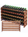 Stojak na wino regał modułowy na butelki 5x12 but BUDUJ JAK KLOCKI EKO