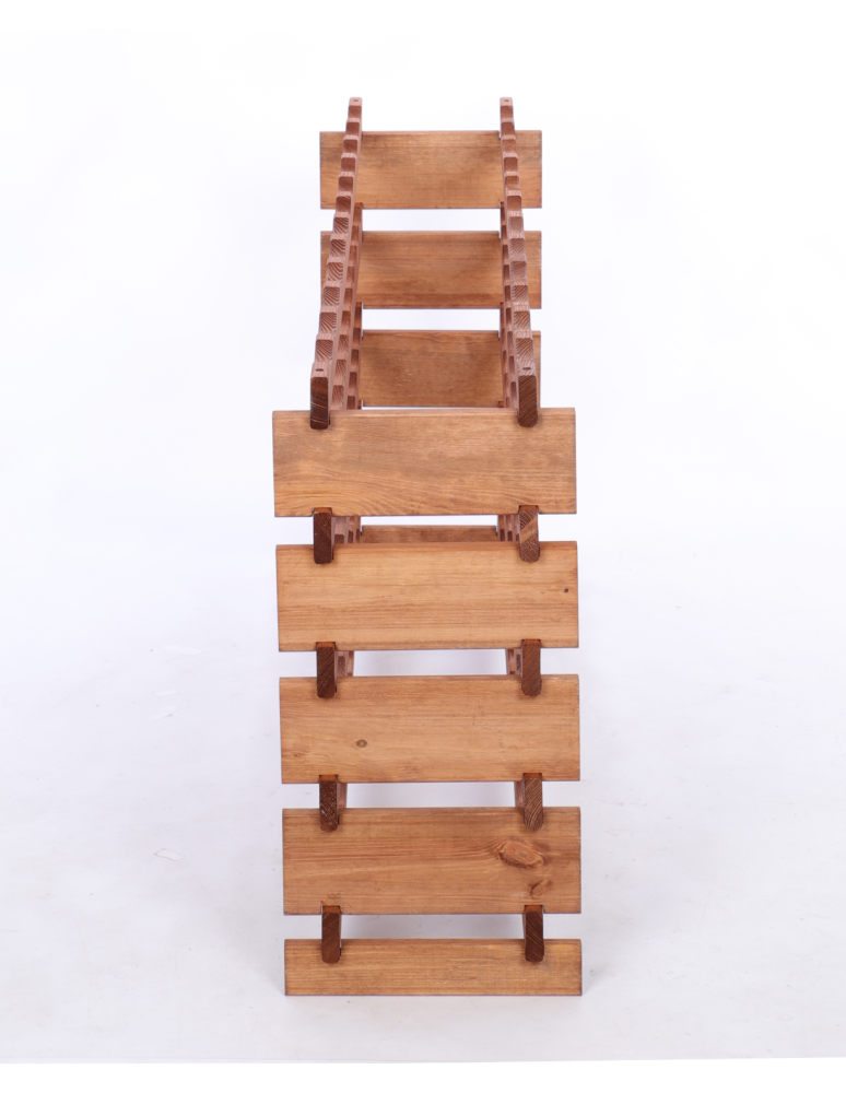 Modułowe stojaki do butelek RW11 - Stojak na wino regał modułowy na butelki 5x12 but BUDUJ JAK KLOCKI EKO - product b2b.wamar.biz 3