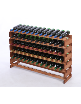 Stojak na wino regał modułowy na butelki 6x12 but BUDUJ JAK KLOCKI EKO - product 2