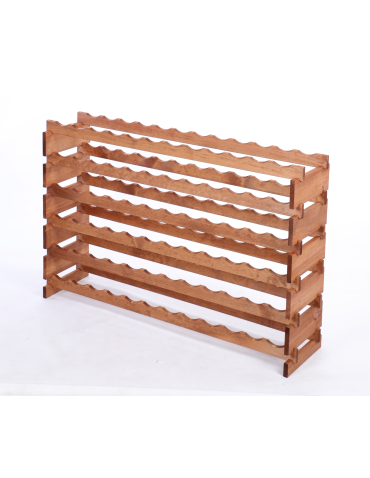 Modułowe stojaki do butelek RW11 - Stojak na wino regał modułowy na butelki 6x12 but BUDUJ JAK KLOCKI EKO - product 3