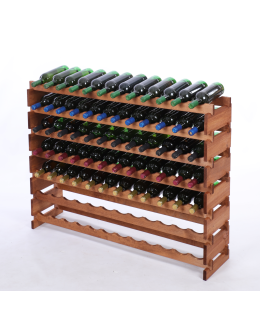 Stojak na wino regał modułowy na butelki 7x12 but BUDUJ JAK KLOCKI EKO - product 2