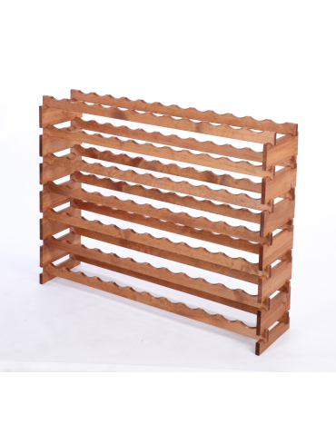 Modułowe stojaki do butelek RW11 - Stojak na wino regał modułowy na butelki 7x12 but BUDUJ JAK KLOCKI EKO - product 3