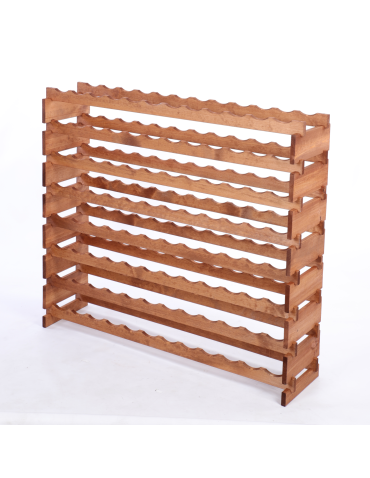 Modułowe stojaki do butelek RW11 - Stojak na wino regał modułowy na butelki 8x12 but SZEROKI BEZ NARZĘDZI - product 3