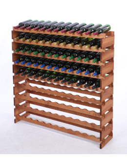 Stojak na wino regał modułowy na butelki 9x12 but SZEROKI BEZ NARZĘDZI - product 2