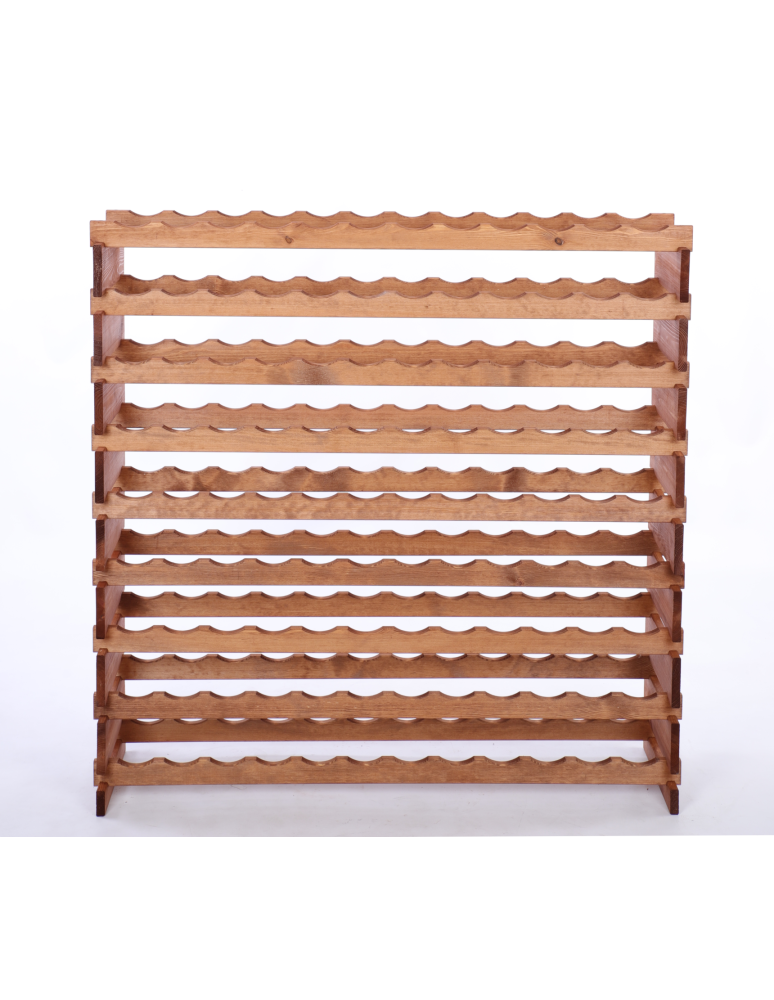 Modułowe stojaki do butelek RW11 - Stojak na wino regał modułowy na butelki 9x12 but SZEROKI BEZ NARZĘDZI - product b2b.wamar.biz 4