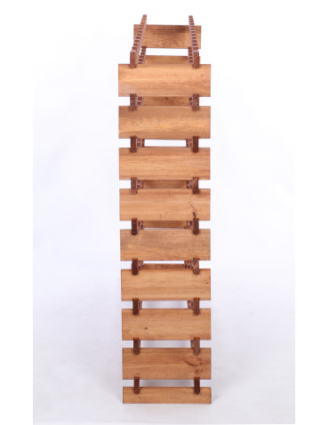 Modułowe stojaki do butelek RW11 - Stojak na wino regał modułowy na butelki 9x12 but SZEROKI BEZ NARZĘDZI - product 5