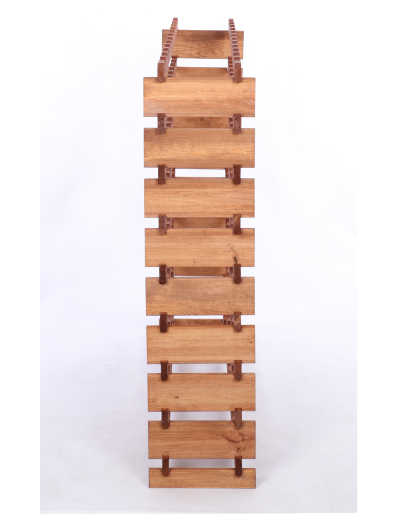 Modułowe stojaki do butelek RW11 - Stojak na wino regał modułowy na butelki 9x12 but SZEROKI BEZ NARZĘDZI - product b2b.wamar.biz 5