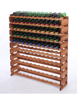 Stojak na wino regał modułowy na butelki 10x12 but DUŻY MONTAŻ BEZ NARZĘDZI - product 2