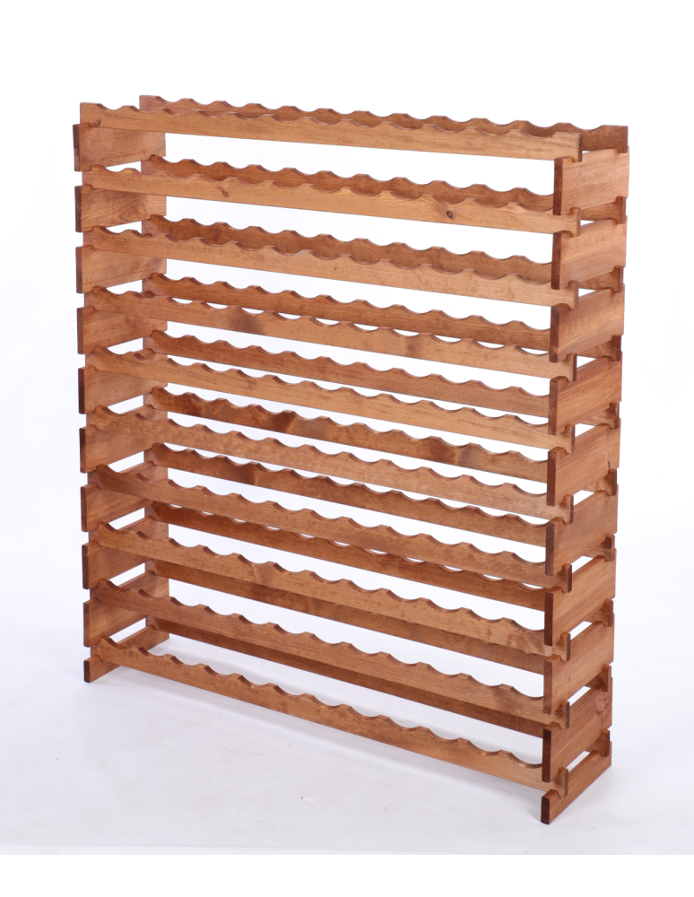 Modułowe stojaki do butelek RW11 - Stojak na wino regał modułowy na butelki 10x12 but DUŻY MONTAŻ BEZ NARZĘDZI - product b2b.wamar.biz 3