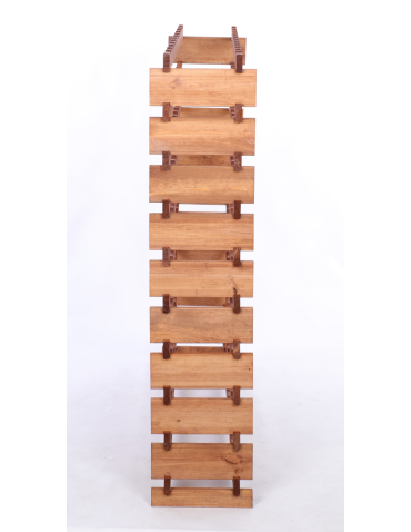 Modułowe stojaki do butelek RW11 - Stojak na wino regał modułowy na butelki 10x12 but DUŻY MONTAŻ BEZ NARZĘDZI - product 5