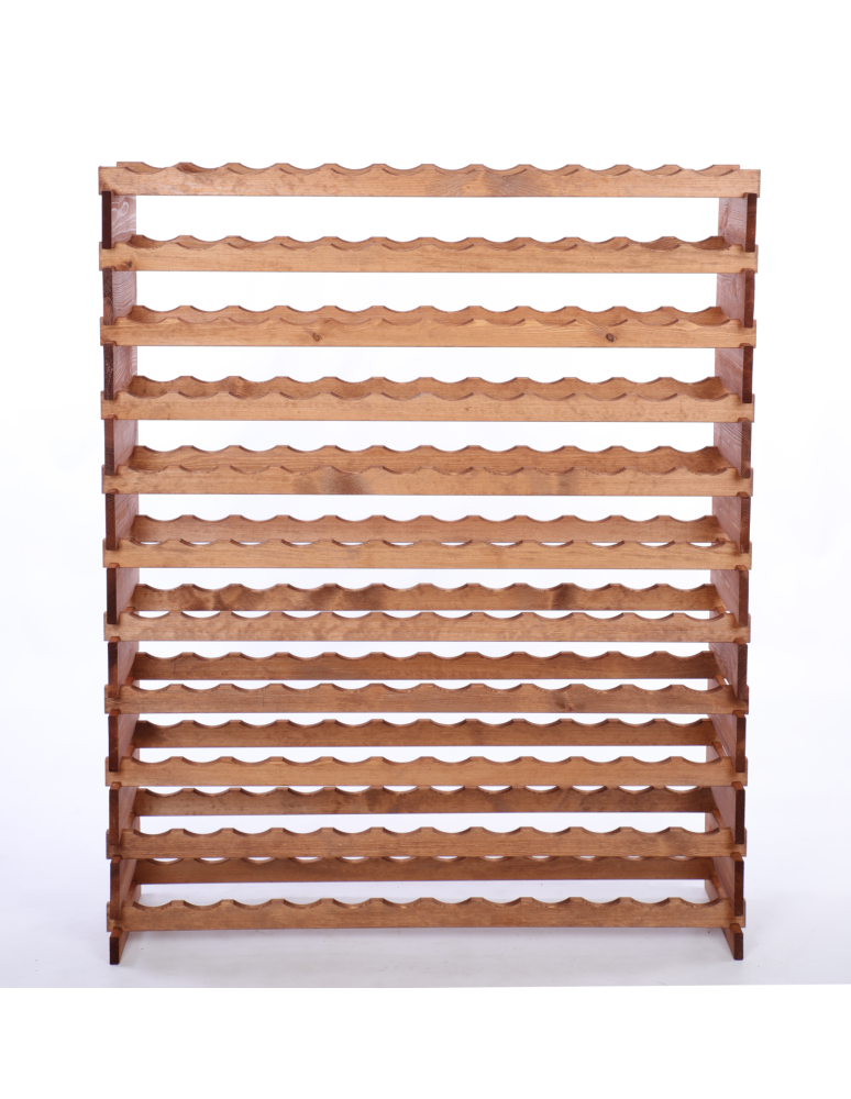 Modułowe stojaki do butelek RW11 - Stojak na wino regał modułowy na butelki 11x12 but DUŻY MONTAŻ BEZ NARZĘDZI - produkt b2b.wamar.biz 4