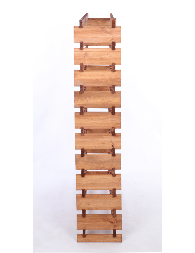 Modułowe stojaki do butelek RW11 - Stojak na wino regał modułowy na butelki 11x12 but DUŻY MONTAŻ BEZ NARZĘDZI - produkt b2b.wamar.biz 5