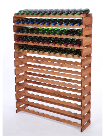 Stojak na wino regał modułowy na butelki 12x12 but DUŻY MONTAŻ BEZ NARZĘDZI - product 2