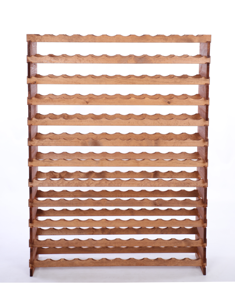 Modułowe stojaki do butelek RW11 - Stojak na wino regał modułowy na butelki 12x12 but DUŻY MONTAŻ BEZ NARZĘDZI - produkt b2b.wamar.biz 4