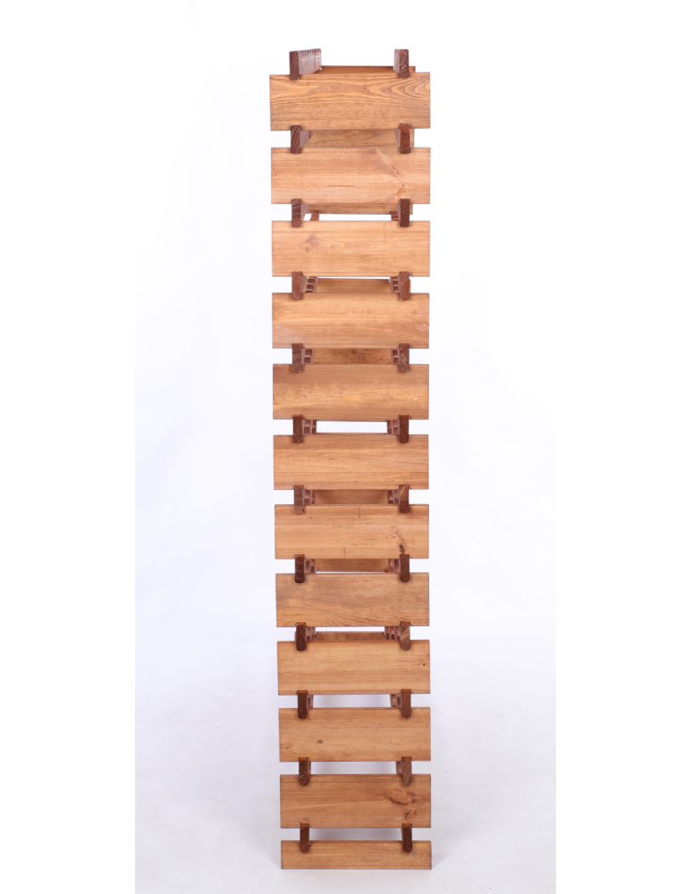 Modułowe stojaki do butelek RW11 - Stojak na wino regał modułowy na butelki 12x12 but DUŻY MONTAŻ BEZ NARZĘDZI - produkt b2b.wamar.biz 5