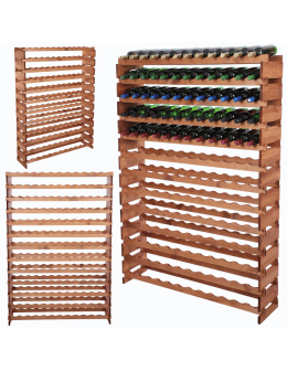 Stojak na wino regał modułowy na butelki 13x12 but SZEROKI BEZ NARZĘDZI