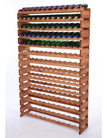 Stojak na wino regał modułowy na butelki 14x12 but SZEROKI BEZ NARZĘDZI - produkt 2