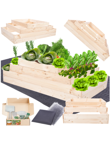 Skrzynia na warzywa regulowana skrzynie na warzywniak donica 36x117x90