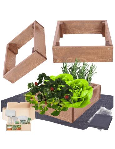 Skrzynia na warzywa regulowana skrzynie na warzywniak donice 9x30x30