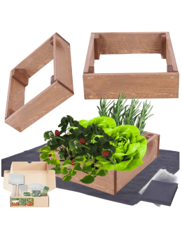 Skrzynia na warzywa regulowana skrzynie na warzywniak donice 9x30x30