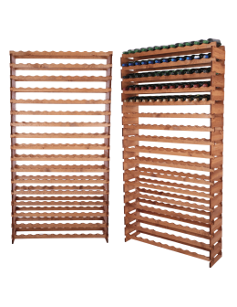 Stojak na wino regał modułowy na butelki 17x12 but WYSOKI BEZ NARZĘDZI