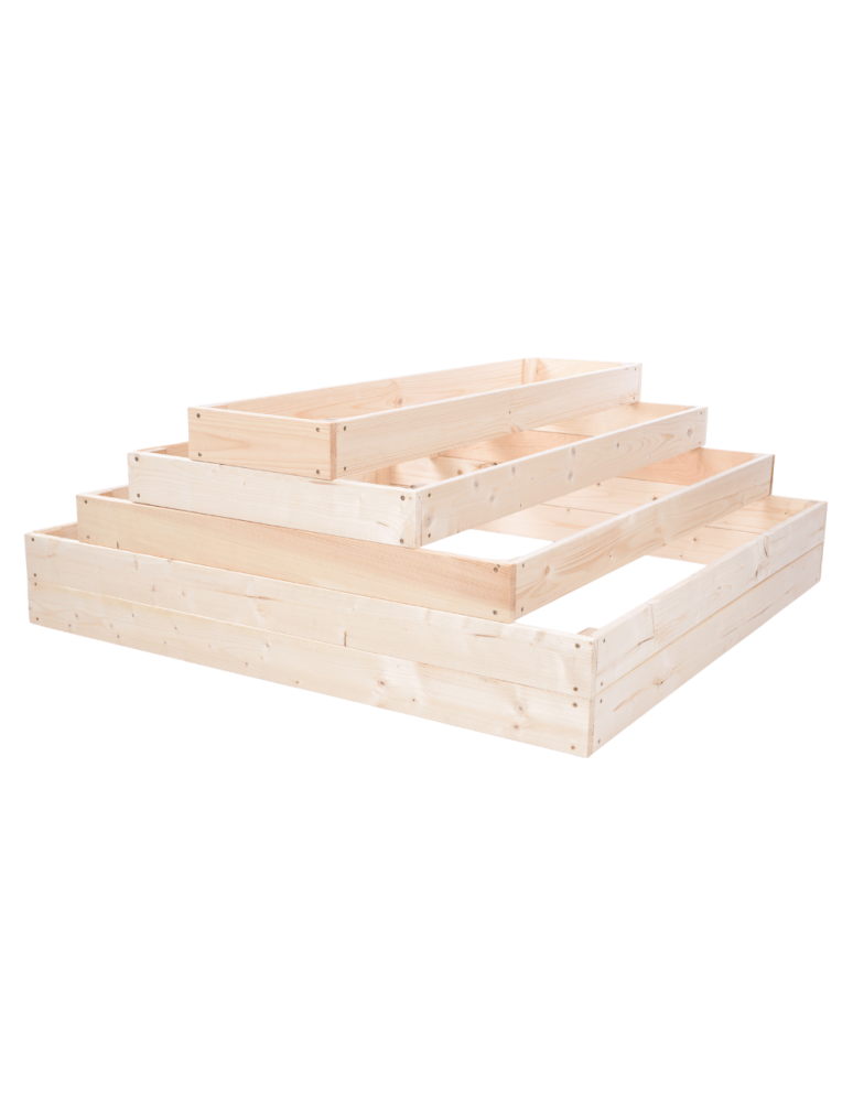 Grządki kaskadowe - Skrzynia na warzywa kaskadowa skrzynie na warzywniak regulacja 45x117x120 - produkt b2b.wamar.biz 3