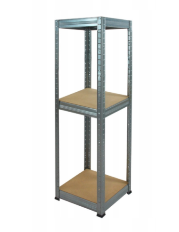 Magazynowe regały metalowe - Regał metalowy ocynk HELIOS 90x35x35cm 3Px175kg - produkt 18