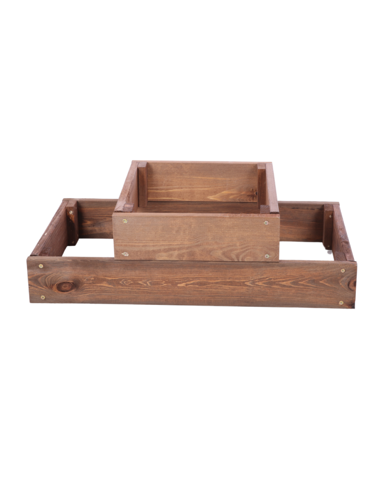 Grządki kaskadowe - Skrzynia na warzywa regulowana skrzynie na warzywniak donice 18x60x30 - product b2b.wamar.biz 4