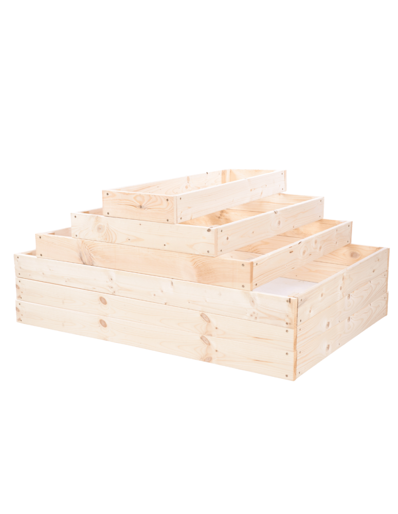 Grządki kaskadowe - Grządka na warzywa regulowana skrzynie na warzywniak inspekt 54x117x90 - product b2b.wamar.biz 3