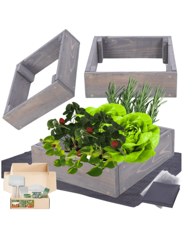 Skrzynia na warzywa regulowana skrzynie na warzywniak donice 9x30x30