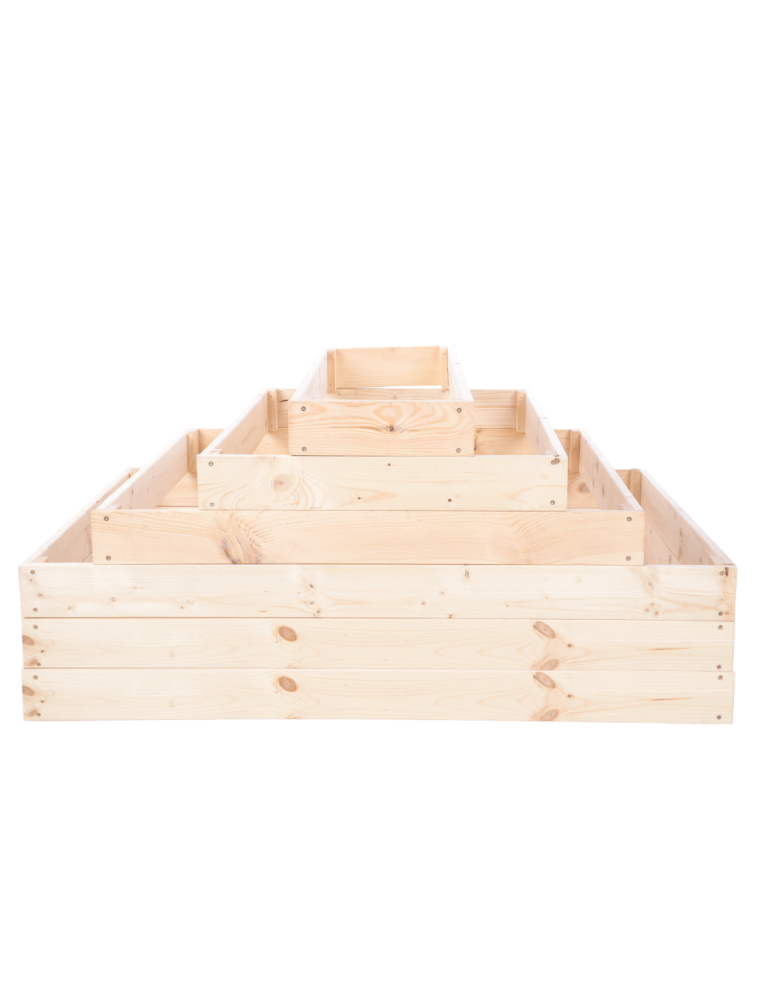 Grządki kaskadowe - Grządka na warzywa regulowana skrzynie na warzywniak inspekt 54x117x120 - product b2b.wamar.biz 4