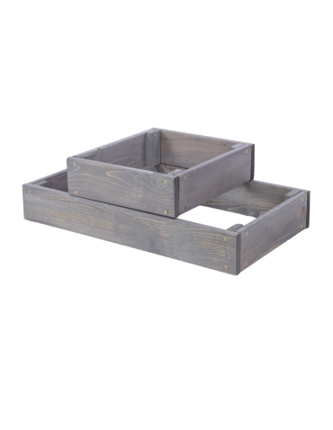 Grządki kaskadowe - Skrzynia na warzywa regulowana skrzynie na warzywniak donice 18x60x30 - product 3